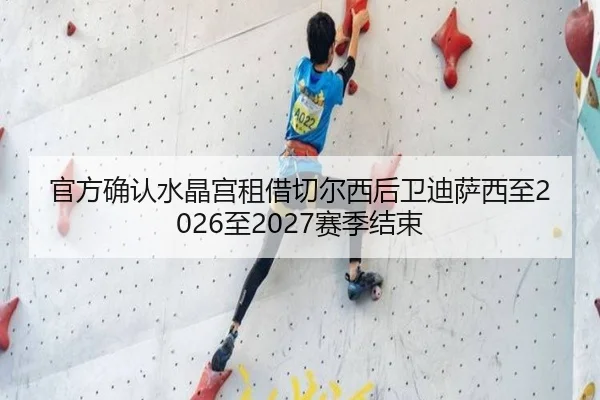 官方确认水晶宫租借切尔西后卫迪萨西至2026至2027赛季结束
